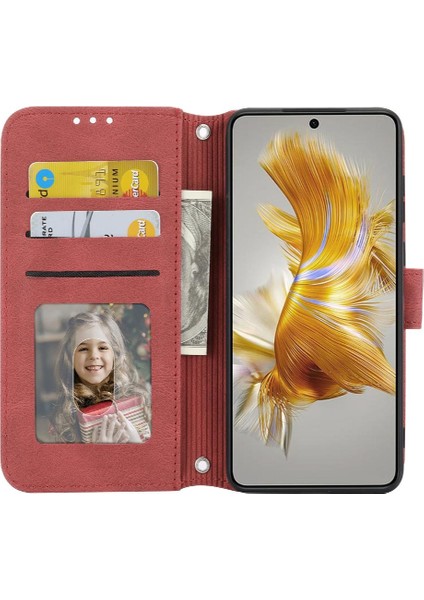 Huawei Mate 50 Için Flip Case Darbeye Koruyucu Pu Deri Cüzdan Kılıf (Yurt Dışından) indirimleri