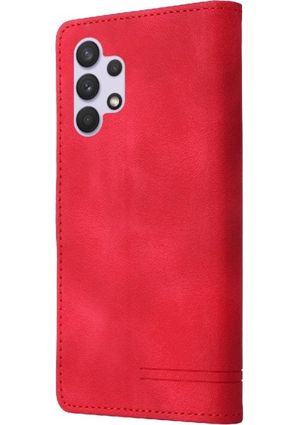 Samsung Galaxy A32 4g Için Flip Case Cüzdan Kapak Kapak Basit Iş Durum (Yurt Dışından) fırsatları