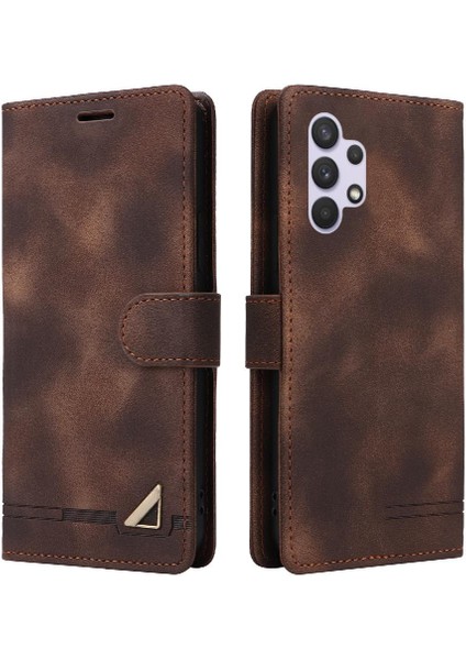 Samsung Galaxy A32 4g Için Flip Case Cüzdan Kapak Kapak Basit Iş Durum (Yurt Dışından)
