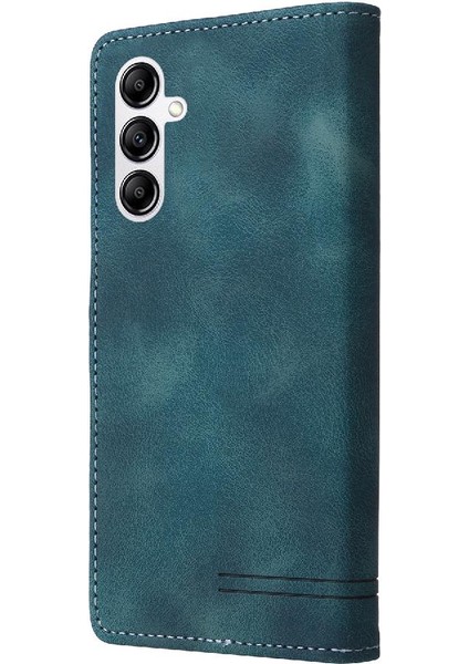 Samsung Galaxy A34 Için Flip Case Deri Kılıf Cüzdan Basit Iş Çevirme (Yurt Dışından)