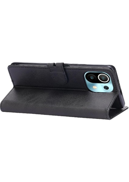 Xiaomi Mi 11 Için Cüzdan Durumda Tüm Yuvarlak Koruma Kickstand Kart Tutucu (Yurt Dışından)