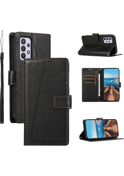 Samsung Galaxy A32 5g Üç Kart Yuvaları Darbeye Dayanıklı Şok Için Flip Case (Yurt Dışından)