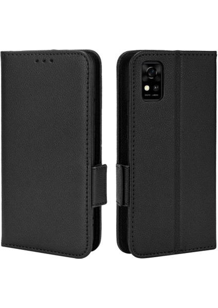 Zte Blade Case Yan Toka Cüzdan Pu Deri Manyetik Kart Yuvaları (Yurt Dışından)