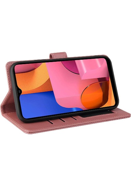 Samsung Galaxy A20S Premium Deri Kickstand Üç Kart 4 Için Flip Case (Yurt Dışından) indirimleri