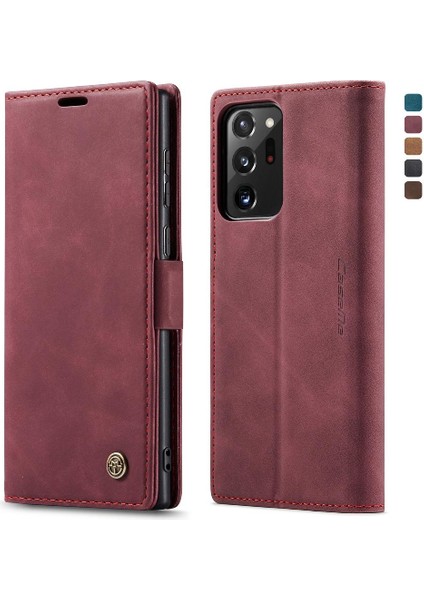 Samsung Galaxy NOTE20 Ultra Kılıf Için Flip Case Kart Yuvası Kickstand Vintage (Yurt Dışından)