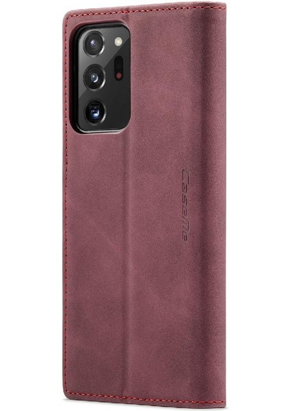 Samsung Galaxy NOTE20 Ultra Kılıf Için Flip Case Kart Yuvası Kickstand Vintage (Yurt Dışından) modelleri