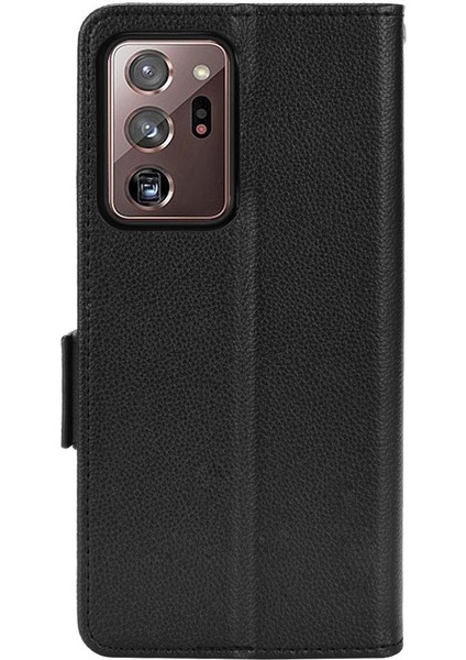 Samsung Galaxy Not 20 Için Kılıf Ultra Manyetik Pu Deri Kart Yuvaları Yan (Yurt Dışından)