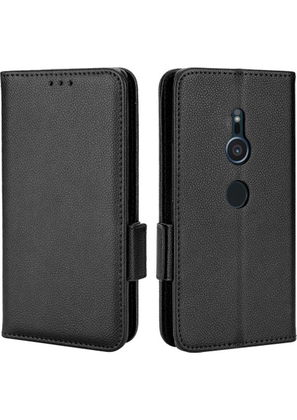 Sony Xperia Xz2 Cüzdan Manyetik Yan Toka Kart Yuvaları Tutucu Pu (Yurt Dışından)