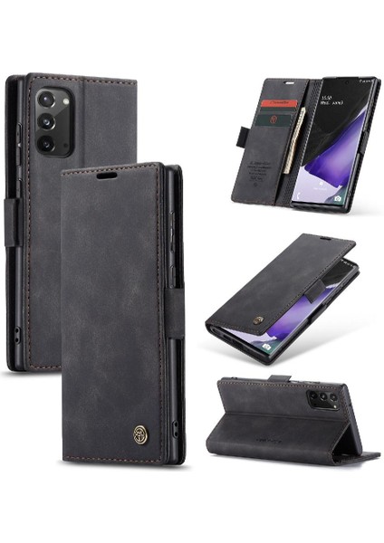 Samsung Galaxy NOTE20 Flip Folio Kitap Kılıf Için Flip Case Kart Yuvası Kapatma (Yurt Dışından)