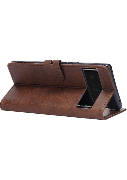 Google Piksel 6 Pro Için Cüzdan Durumda Tüm Yuvarlak Koruma Kickstand Kart (Yurt Dışından)