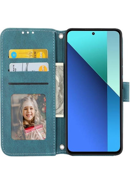 Xiaomi Redmi Not Için Flip Case 13 Pro 5g Cüzdan Kılıf Pu Deri Kapatma (Yurt Dışından)
