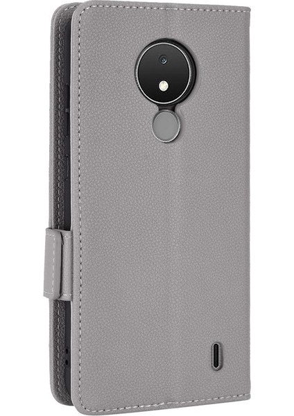 Nokia C21 Manyetik Cüzdan Kart Yuvaları Için Kılıf Tutucu Yan Toka Pu Deri (Yurt Dışından) modelleri
