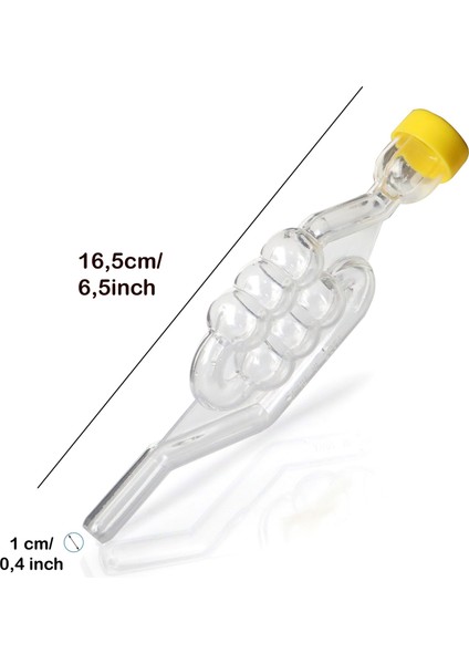 6 Adet Hava Kilidi Fermantasyon Airlock Bubbler