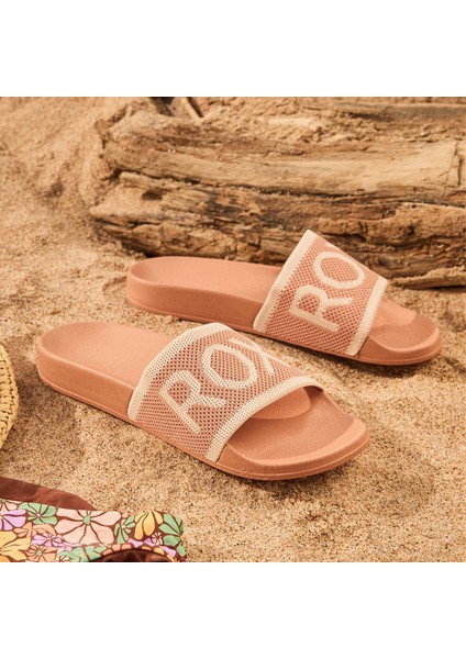 Slippy Knit Kadın Bej Terlik.TTC indirimleri