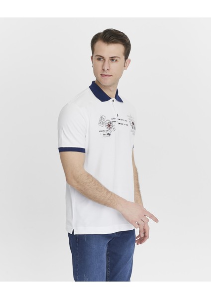 Erkek Likralı Pike Polo Yaka Tişört Y27374308801 fırsatları