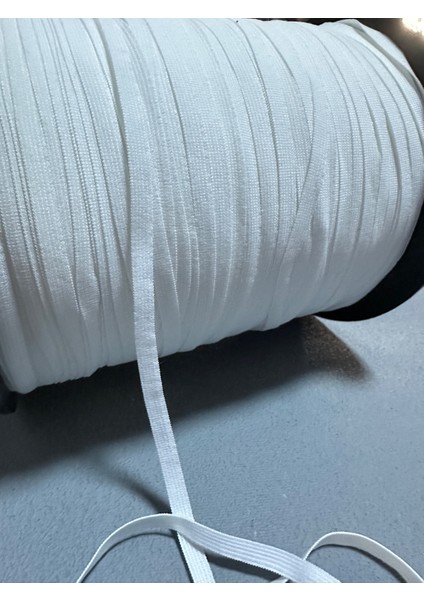 6 mm Kıl Lastik-5 Metre Beyaz