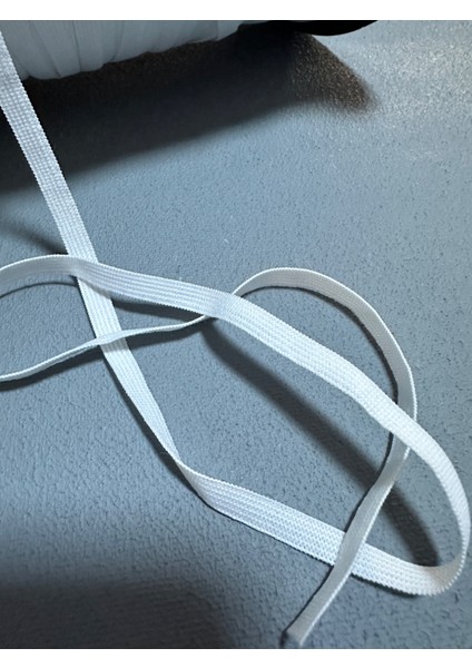 6 mm Kıl Lastik-5 Metre Beyaz