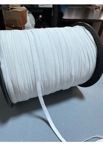6 mm Kıl Lastik-5 Metre Beyaz