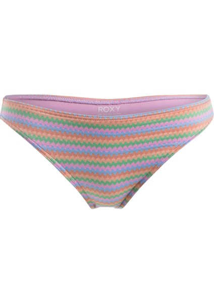 Wavy Stripe Moderate Kadın Bikini Altı