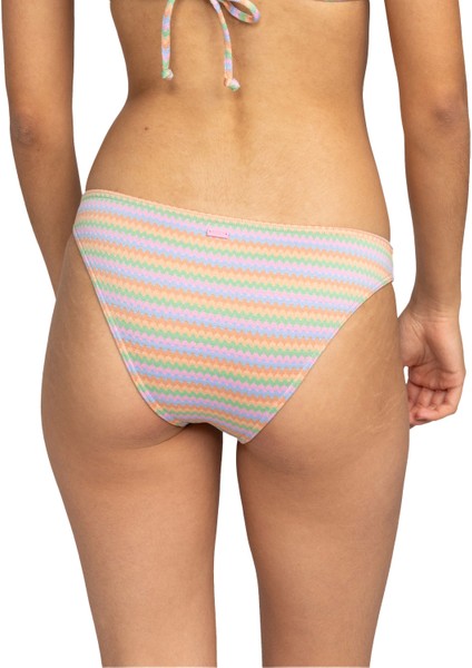 Wavy Stripe Moderate Kadın Bikini Altı