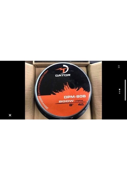 DPM80B 20 cm Midrange Özel Hissedenlere