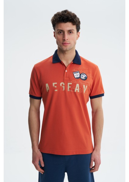 Erkek Regular Fit Likralı Pike Polo Yaka Tişört Y27374308601