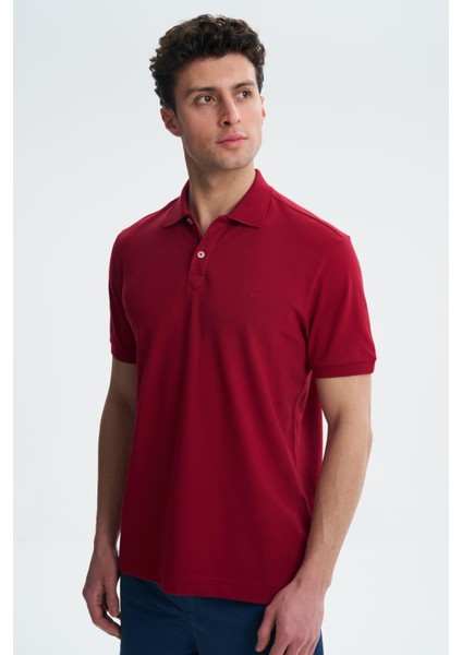 Erkek Likralı Pike Regular Fit Polo Yaka Tişört Y27374307801 modelleri