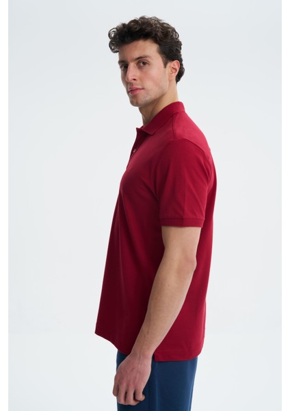 Erkek Likralı Pike Regular Fit Polo Yaka Tişört Y27374307801 fırsatları