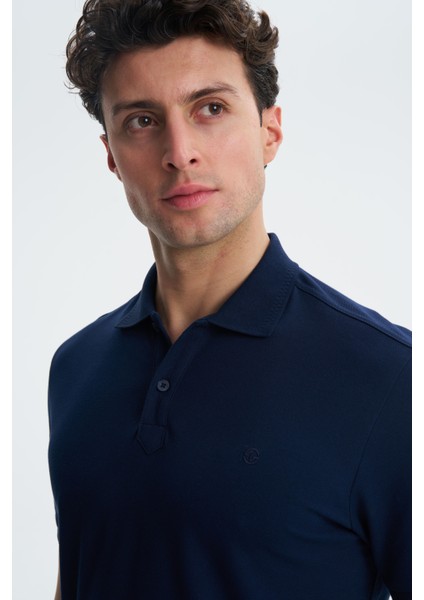 Erkek Likralı Pike Regular Fit Polo Yaka Tişört Y27374307801 fiyatları