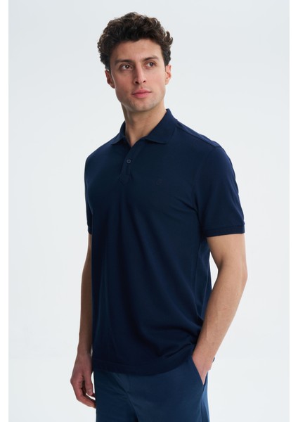 Erkek Likralı Pike Regular Fit Polo Yaka Tişört Y27374307801 modelleri