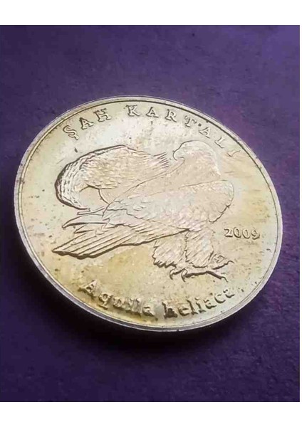 2009 Yılı Hatıra 1 Lira Çil. *şah Kartalı*