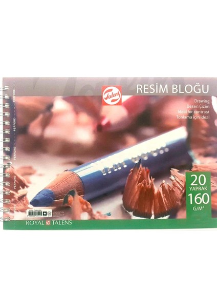 Resim Bloğu 20 Yaprak 160gr A5