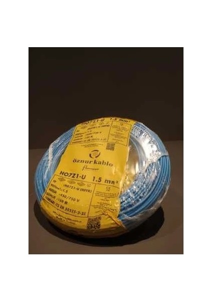 1,5mm Nya Kablo H.free Mavi