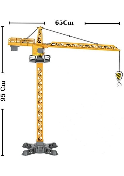 Manuel Hareket Ettirilebilir Oyuncak Kule Vinç
