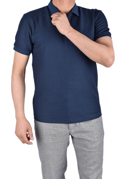 WLM-4001 Polo Yaka T-Shirt/indigo/m