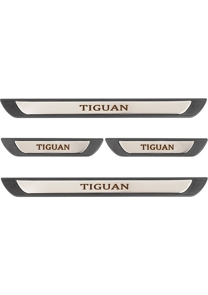 Volkswagen Tiguan Uyumlu Kapı Eşiği Krom Abs 4 Parça