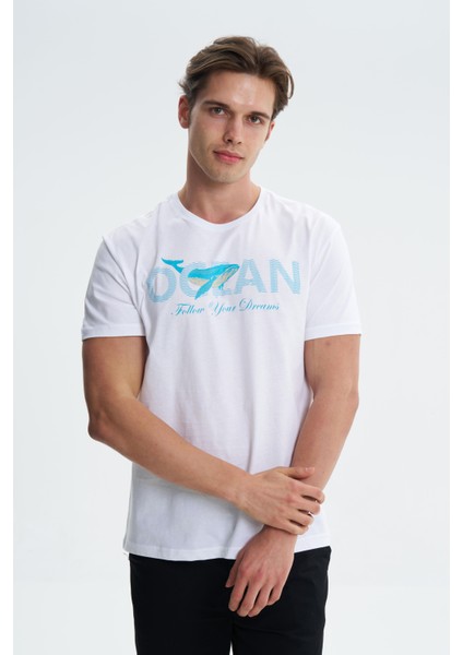 Erkek Regular Fit Penye Süprem % 100 Pamuk Bisiklet Yaka Tişört Y27344407701 modelleri