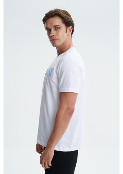 Erkek Regular Fit Penye Süprem % 100 Pamuk Bisiklet Yaka Tişört Y27344407701 fırsatları