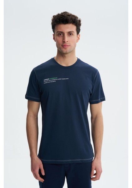 Erkek Regular Fit Süprem Penye Bisiklet Yaka Tişört Y27344407401