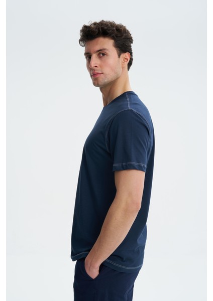 Erkek Regular Fit Süprem Penye Bisiklet Yaka Tişört Y27344407401