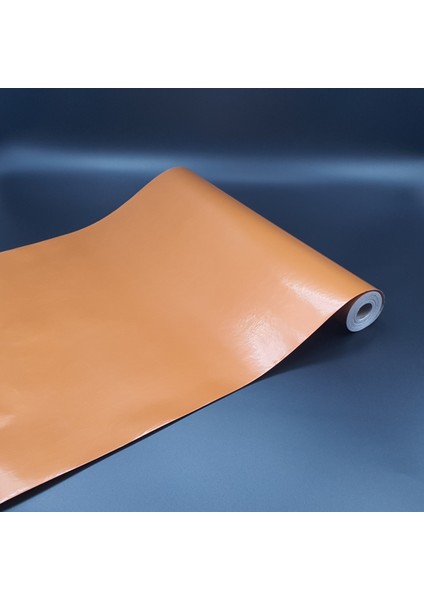 Kendinden Yapışkanlı Folyo Pvc Kaplama -Hardal Parlak