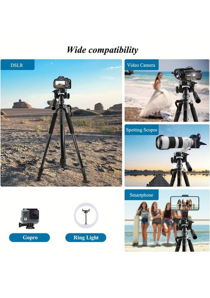 Evrensel Mobil Dslr Kamera Için Profesyonel Tripod PK-9950 modelleri