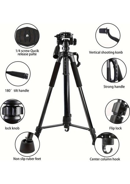 Evrensel Mobil Dslr Kamera Için Profesyonel Tripod PK-9950 indirimleri