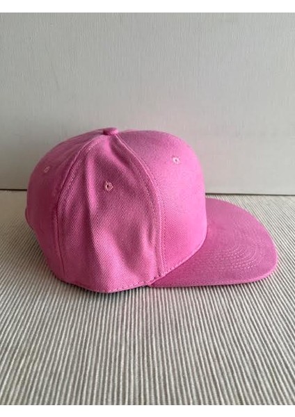 Düz Renk Basic Arkasından Ayarlanabilir Unisex Pembe Renk Hip Hop Şapka