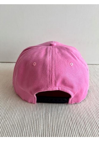 Düz Renk Basic Arkasından Ayarlanabilir Unisex Pembe Renk Hip Hop Şapka