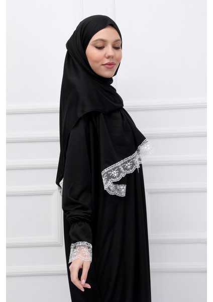 Tek Parça Başörtülü Kadın Namaz Elbisesi fiyatları