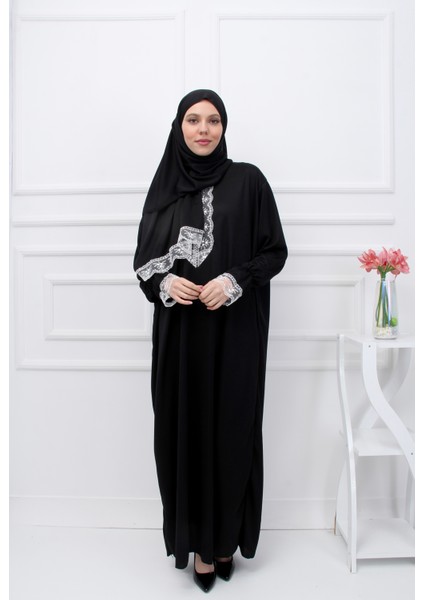 Tek Parça Başörtülü Kadın Namaz Elbisesi modelleri