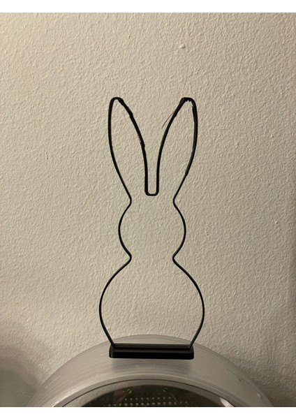 Tavşan3 Geometrik Masa Süsü Plastik 20CM fiyatları