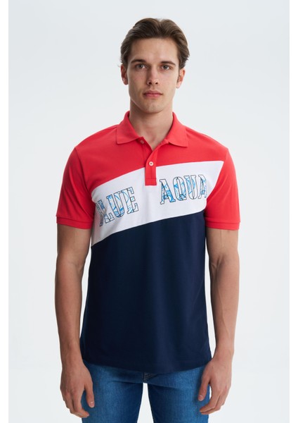 Erkek Regular Fit Likralı Polo Yaka Tişört Y27374308701