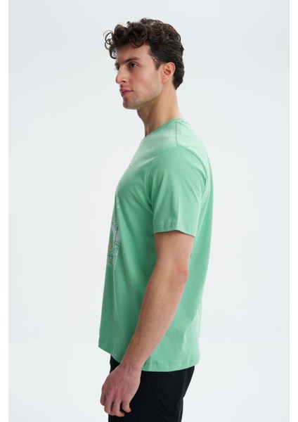Erkek Regular Fit Penye Süprem Bisiklet Yaka Tişört Y27344407301 fırsatları